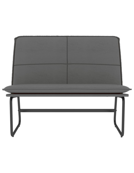 Panca Grigia 100x75x76 cm in Similpelle