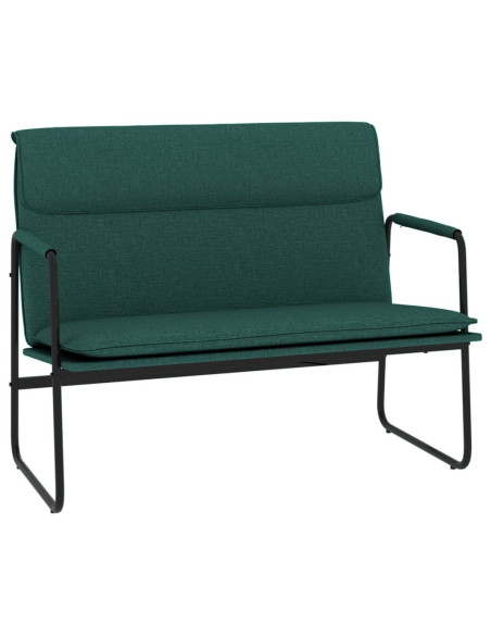 Panca Verde Scuro 100x64x80 cm in Tessuto