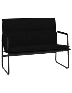 Panca Nera 100x64x80 cm in Tessuto 2