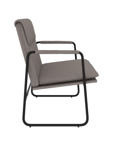 Panca Tortora 100x64x80 cm in Tessuto