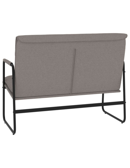 Panca Tortora 100x64x80 cm in Tessuto