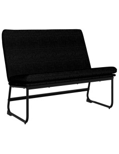 Panca Nera 100x75x76 cm in Tessuto 2