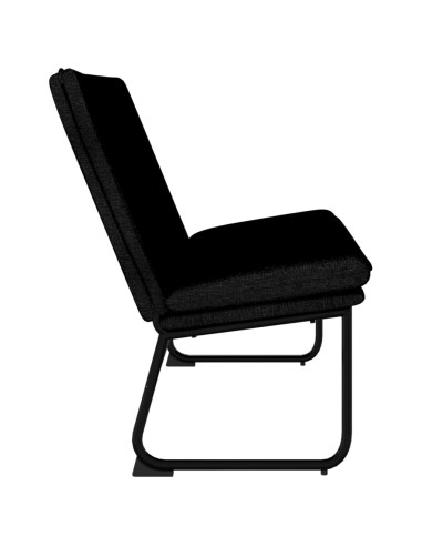 Panca Nera 100x75x76 cm in Tessuto