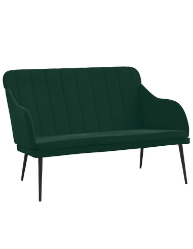 Panca Verde Scuro 110x76x80 cm in Velluto