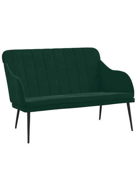 Panca Verde Scuro 110x76x80 cm in Velluto