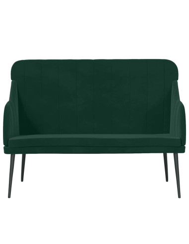 Panca Verde Scuro 110x76x80 cm in Velluto