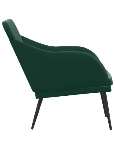 Panca Verde Scuro 110x76x80 cm in Velluto