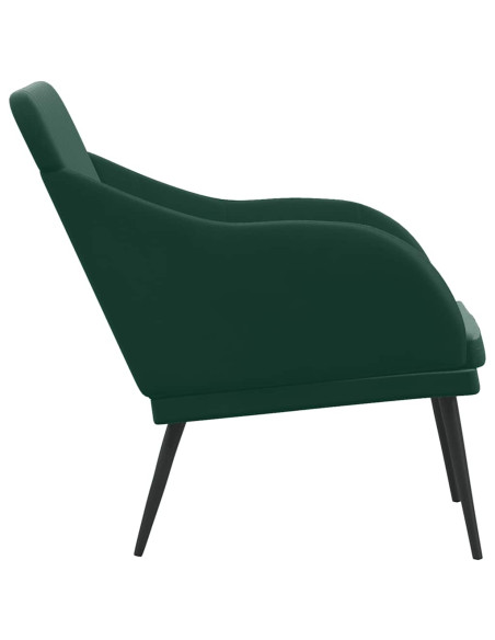 Panca Verde Scuro 110x76x80 cm in Velluto