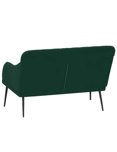 Panca Verde Scuro 110x76x80 cm in Velluto