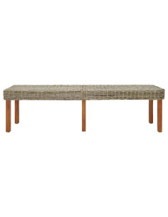 panchina Naturale 160 x 35 x 45 cm Legno di mango massello 2