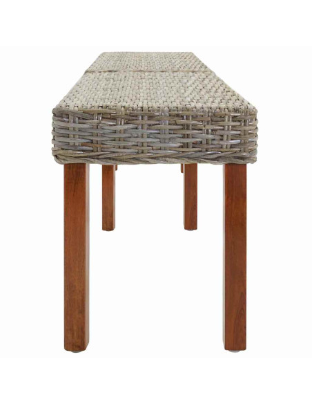 panchina Naturale 160 x 35 x 45 cm Legno di mango massello