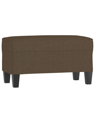 Panca Marrone 70x35x41 cm in Tessuto