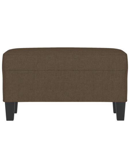 Panca Marrone 70x35x41 cm in Tessuto