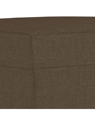 Panca Marrone 70x35x41 cm in Tessuto