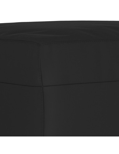 Panca Nera 100x35x41 cm in Microfibra