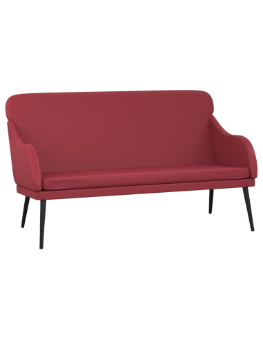 Panca Rosso Vino 110x76x80 cm in Similpelle