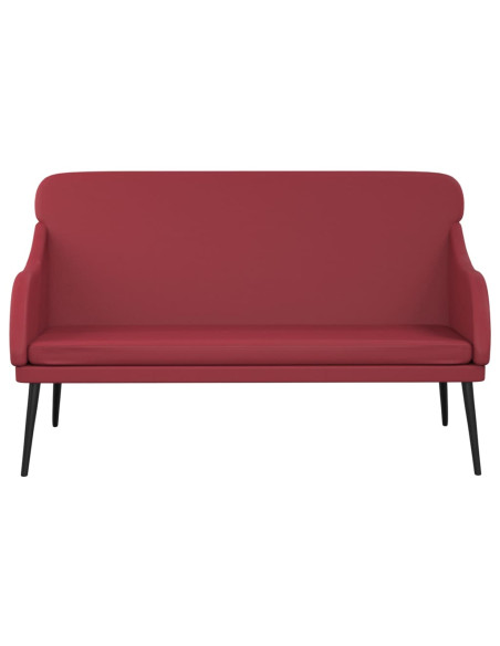 Panca Rosso Vino 110x76x80 cm in Similpelle