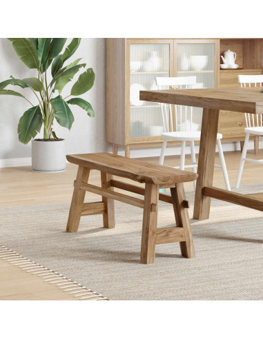 panchina Naturale 100 x 29 x 43,5 cm Legno di teak solido