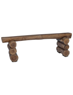 panchina Naturale 110 x 30 x 34 cm Legno di teak solido 2