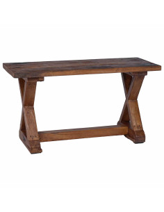 panchina Naturale 85 x 35 x 47 cm Legno massello di recupero 2