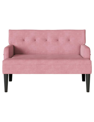 Panca Chesterfield Rosa 112 x 65,5 x 75 cm Velluto