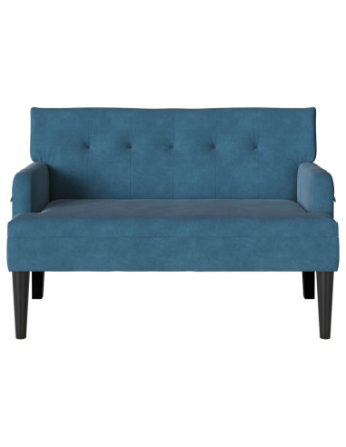 Panca Chesterfield Blu 112 x 65,5 x 75 cm Velluto