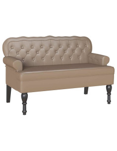 Panca Chesterfield Cappuccino 119,5 x 64,5 x 75 cm 2