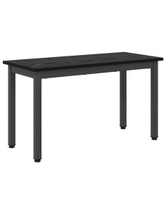 panchina Rovere Nero 80 x 35 x 45 cm Legno multistrato 2