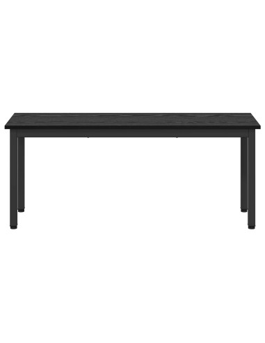 panchina Rovere Nero 110 x 35 x 45 cm Legno multistrato