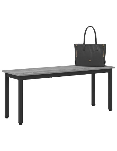 panchina Grigio Sonoma 110 x 35 x 45 cm Legno multistrato