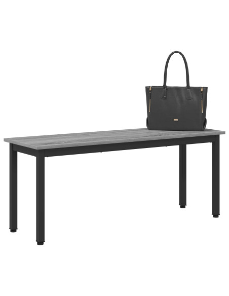 panchina Grigio Sonoma 110 x 35 x 45 cm Legno multistrato