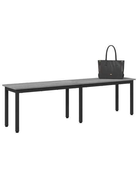 panchina Grigio Sonoma 160 x 35 x 45 cm Legno multistrato