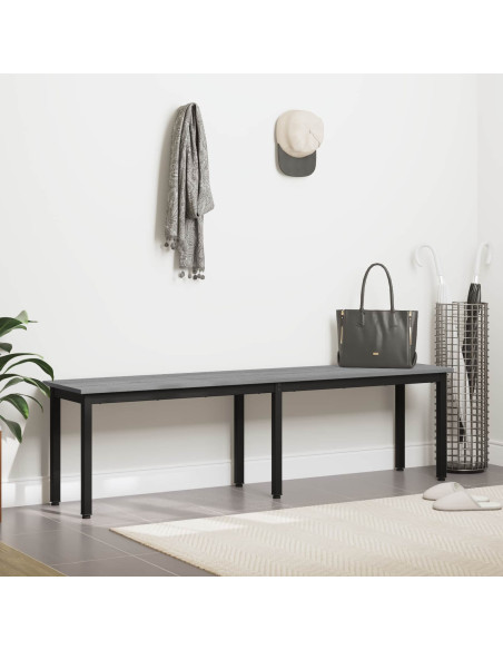 panchina Grigio Sonoma 160 x 35 x 45 cm Legno multistrato