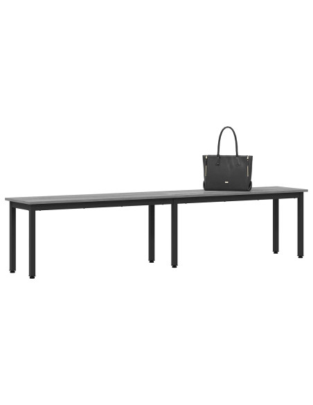 panchina Grigio Sonoma 200 x 35 x 45 cm Legno multistrato