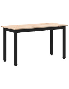 panchina Naturale 80 x 35 x 45 cm Pino massello 2