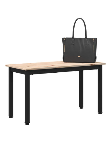 panchina Naturale 80 x 35 x 45 cm Pino massello