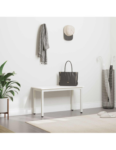 panchina Bianco 80 x 35 x 45 cm Pino massello