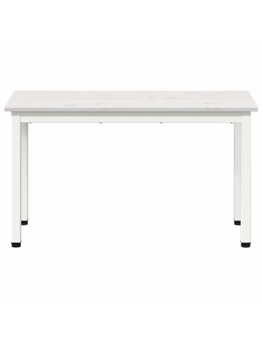 panchina Bianco 80 x 35 x 45 cm Pino massello