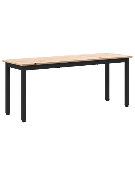 panchina Naturale 110 x 35 x 45 cm Pino massello