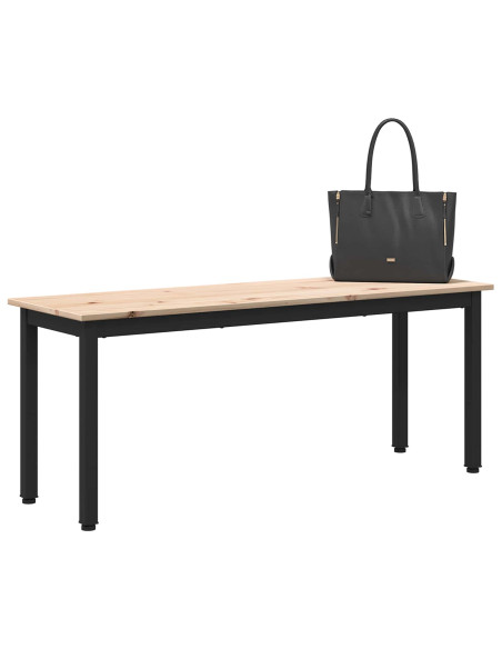 panchina Naturale 110 x 35 x 45 cm Pino massello