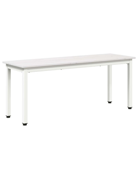 panchina Bianco 110 x 35 x 45 cm Pino massello