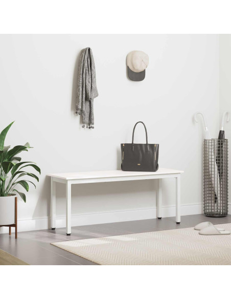 panchina Bianco 110 x 35 x 45 cm Pino massello