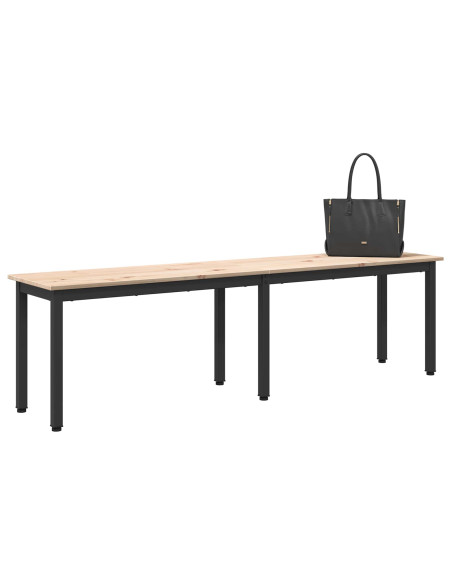 panchina Naturale 160 x 35 x 45 cm Pino massello