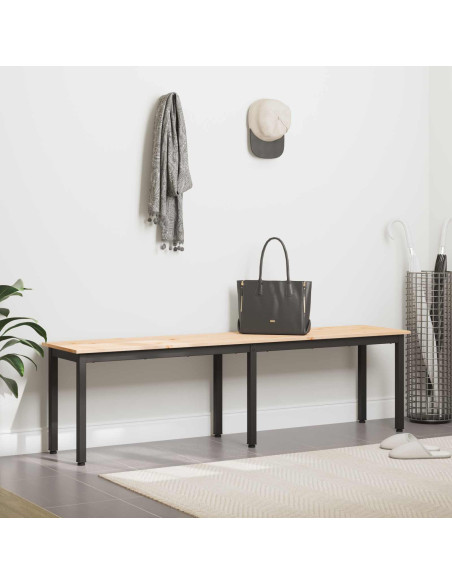 panchina Naturale 160 x 35 x 45 cm Pino massello