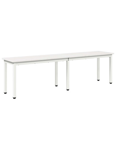 panchina Bianco 160 x 35 x 45 cm Pino massello