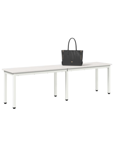 panchina Bianco 160 x 35 x 45 cm Pino massello