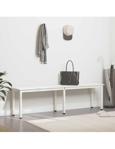 panchina Bianco 160 x 35 x 45 cm Pino massello