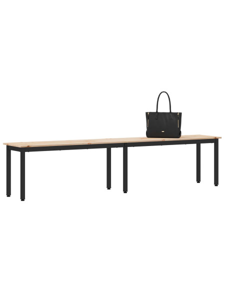 panchina Naturale 200 x 35 x 45 cm Pino massello