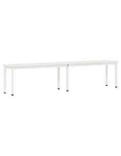 panchina Bianco 200 x 35 x 45 cm Pino massello 2