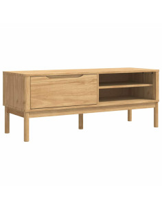 Panchina per corridoio FLORO Marrone cerato 115 x 40 x 45 cm 2